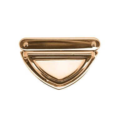 Turn-Lock Portfolio and Bag Clasp, 25 x 50 mm, 4 Colors