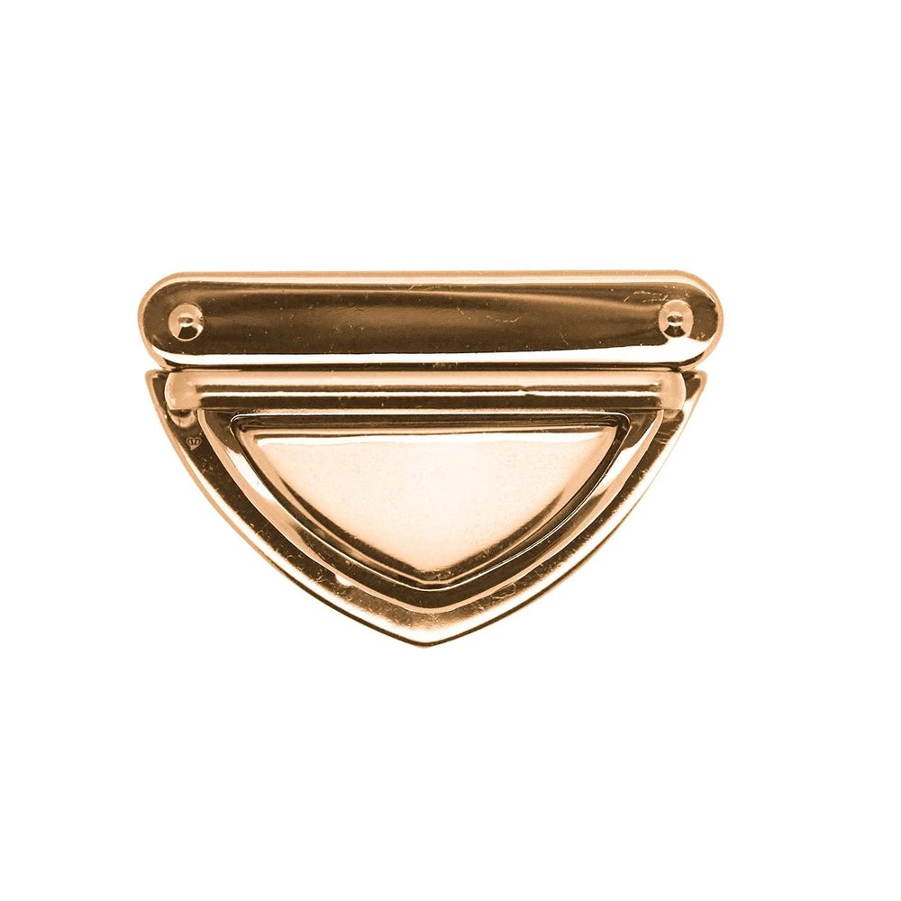 Turn-Lock Portfolio and Bag Clasp, 25 x 50 mm, 4 Colors