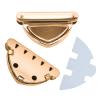 Turn-Lock Portfolio and Bag Clasp, 25 x 50 mm, 4 Colors view 3