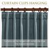 StangH Blue-Gray Velvet Blackout Curtains, 2 Panels, 52 x 120 in view 3