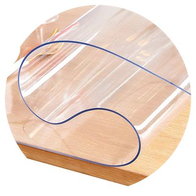TMGJShd Transparent PVC Table Protector, Waterproof, Durable, Scratch-Resistant, Easy to Clean, Customizable (2 mm, 35 x 65 cm)