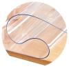 TMGJShd Transparent PVC Table Protector, Waterproof, Durable, Scratch-Resistant, Easy to Clean, Customizable (2 mm, 35 x 65 cm) view 1