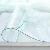 TMGJShd Transparent PVC Table Protector, Waterproof, Durable, Scratch-Resistant, Easy to Clean, Customizable (2 mm, 35 x 65 cm) view 2