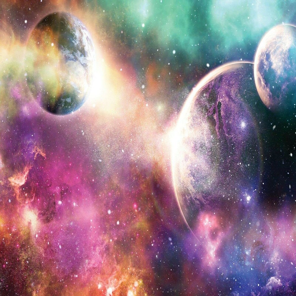 WallArena Non-Woven Photo Wallpaper, Space, 460 x 300 cm