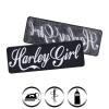 HARLEY GIRL Embroidered Iron-On Patch, 100 x 35 mm view 2