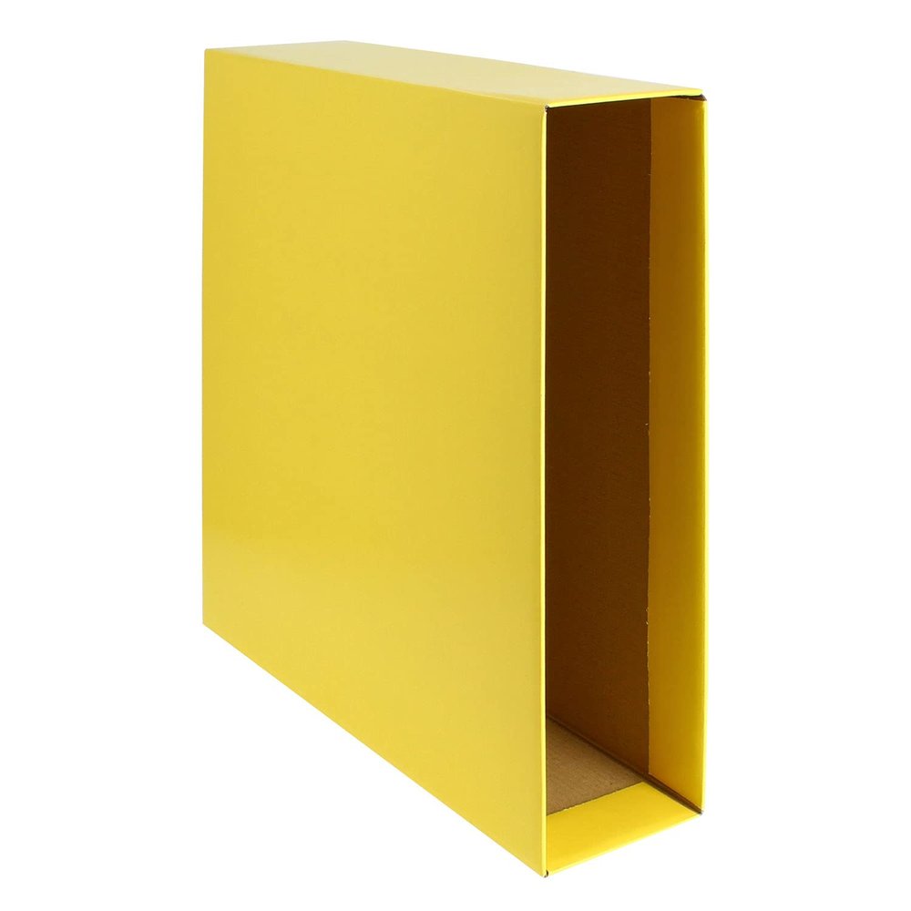 Grafoplas 17171460 Folder Case, Graphite and Yellow, A4, 80 mm Spine Width