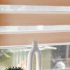 Tom'Shop Clamp-Fit Double Roller Blind, No Drilling, Beige, 130 x 150 cm view 4