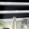 Tom'Shop Black Zebra Roller Blind, No-Drill Clamp Mount, 105 x 220 cm view 4