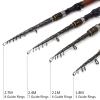 YGLONG Carbon Fiber Telescopic Fishing Rod, 2.7 m, 520 g Lure Weight, Carp Wooden Handle view 3