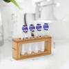 Bamboo Replacement Brush Head Holder, Rectangular, 4 Compartments view 2
