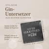 Slate Coaster Set of 4 with Gin Sayings view 3