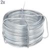 Alberts 530495 Wire Coil, Galvanized, 1.3 mm Diameter, 50 m, Set of 2 view 2