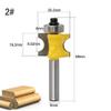 Architectural-Profile Corner Router Bit, 8 mm Shank view 2