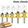 Architectural-Profile Corner Router Bit, 8 mm Shank view 3