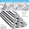 TRFBC 304 Stainless Steel Bathroom Towel Rack, Double Floor-Standing Towel Bar, Multipurpose Shelf for Kitchen and Bathroom, 1 Tier, 50 view 3