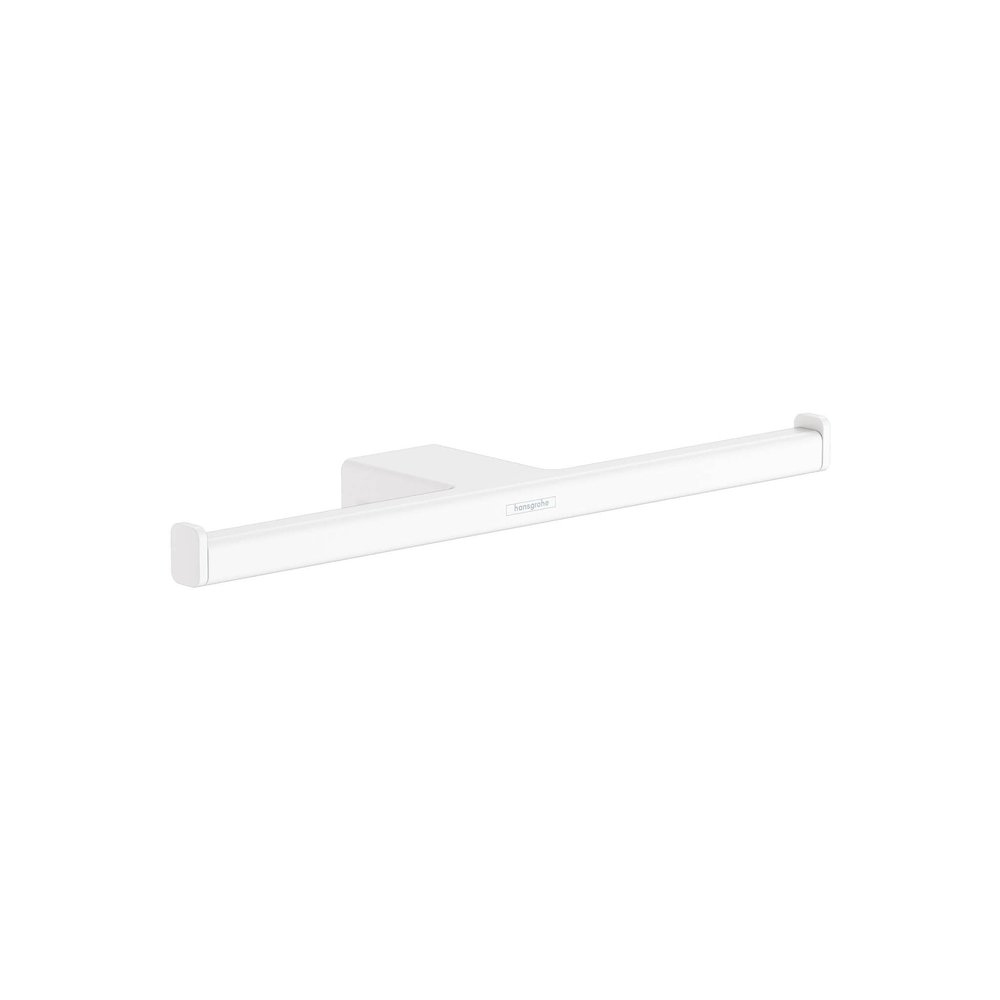 hansgrohe AddStoris Double Toilet Paper Holder, Matte White