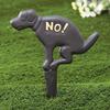 RRMMAN Cast-Iron Grass Warning Sign, "Please Keep Off the Grass" and "No Pooping Yard," Retro Style view 4