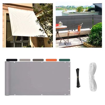 Amcerd Balcony Privacy Screen Without Drilling, 70 x 600 cm