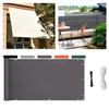 Amcerd Privacy Balcony Screen 60 x 750 cm, Wind and Sun Protection, Waterproof view 1