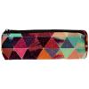 Pencil Case with Colorful Geometric Pattern view 1