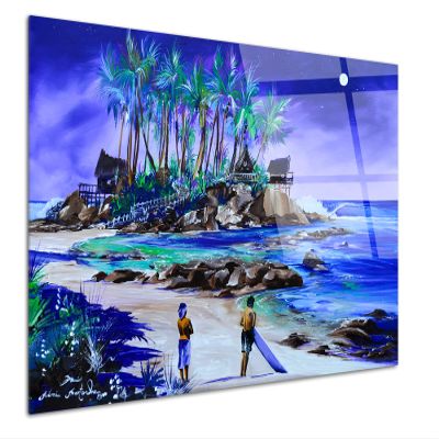 DECLINA Lady Full Moon Acrylic Glass Print, 120 x 80 cm