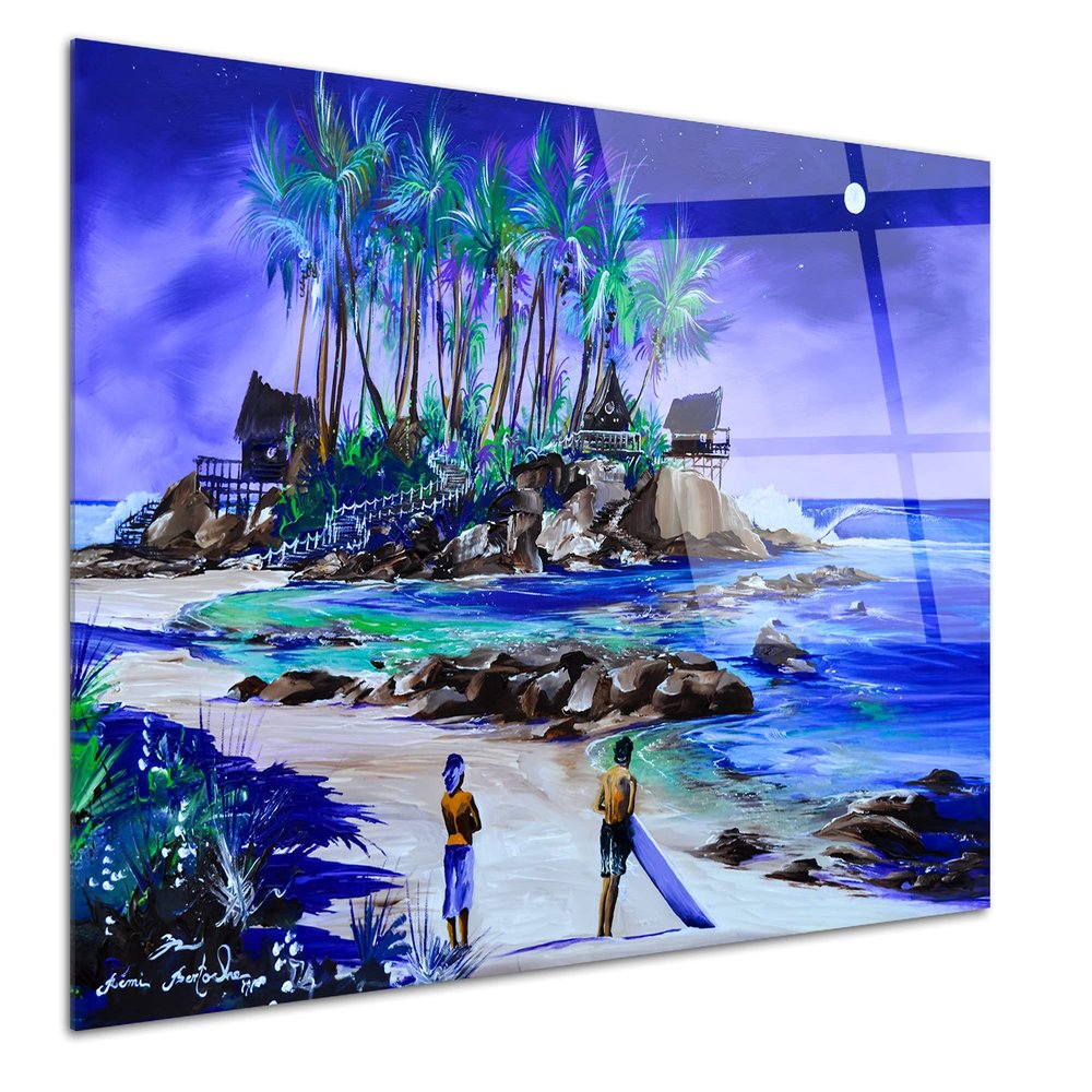 DECLINA Lady Full Moon Acrylic Glass Print, 120 x 80 cm
