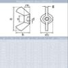 MESAROS M16 x 60 mm Hex Bolts with Wing Nuts & Large Washers, A2 Stainless Steel, 5-Pack view 4