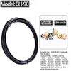 YBEKI 2500 mm High-Pressure Kevlar Disc Brake Hose Kit with Teflon & Brass Fittings, Compatible with Shimano BH59/BH90, SRAM Guide/DB/XX, Magura MT5/MT7, EN 14765 Certified view 2