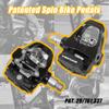 Venzo 4-in-1 Shimano SPD-SL & SPD-Compatible Pedal Set with Toe Cages and Removal Tool view 2