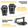 Venzo 4-in-1 Shimano SPD-SL & SPD-Compatible Pedal Set with Toe Cages and Removal Tool view 4