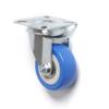 KHJK CHFENG PVC Casters, 4-Pack, Heavy-Duty 2-Inch Air-Cushion Casters, Quiet Wheels, Top Plate, S7 #5 (Blue) view 2