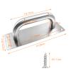 Jiozermi 2-Pack Stainless Steel Door Pull Handles, Commercial Pull Plates for Gates, Restaurants, Bars and Businesses, 20.1 x 6.5 cm view 3