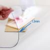 Transparent PVC Table Protector, Washable, 1.5 mm, 75 x 145 cm view 2