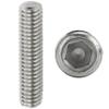 FASTON M10 x 60 mm A2 V2A Stainless Steel Hex Socket Cone-Point Set Screws, 20-Pack, DIN 913 (ISO 4026) view 1