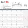 FASTON M10 x 60 mm A2 V2A Stainless Steel Hex Socket Cone-Point Set Screws, 20-Pack, DIN 913 (ISO 4026) view 4