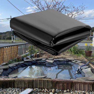 QQXY HDPE Pond Liner, UV- and Weather-Resistant, Foldable