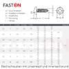 FASTON Pan-Head Sheet Metal Screws TX 2.2 x 6.5 mm, Stainless Steel A2/V2A, 20 pcs view 2