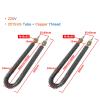 JINGERL U-Type M18/M16 Electric Finned Heating Tube, U-Shaped Finned Heating Element, 220V 500W/800W/1000W/1200W view 3
