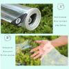 KOOEIN Clear PVC Tarp with Grommets, 0.35 mm, 400 g/m², 2.8 x 2 m view 3
