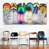 Moxiaa 5D Full Drill Colorful Feather Diamond Painting Kit, 70 x 200 cm view 1