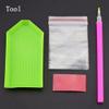 Moxiaa 5D Full Drill Colorful Feather Diamond Painting Kit, 70 x 200 cm view 4