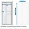 Magnetic Insect Screen Door, 85 x 210 cm (33.46 x 82.67 in), White view 2