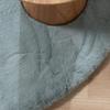 Round High-Pile Rug – Comfy Supreme Turquoise – 120 cm view 4