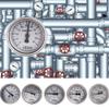XIGAWAY Stainless Steel Bimetal Thermometer, 1/4 PT Thread, 100 mm, WSS-303 (150°) view 3