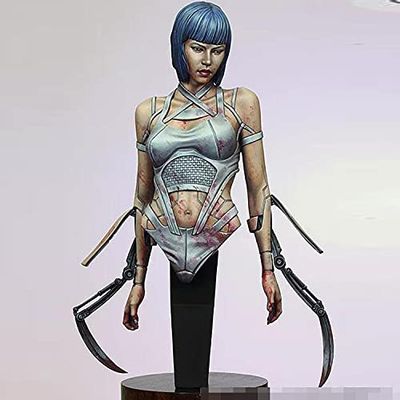 PANGCHENG 1/12 Resin Model Bust GK Kit, Unassembled and Unpainted