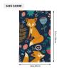 Cute Cartoon Forest Fox Microfiber Beach Towel, 80 x 130 cm view 4