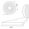 DQ-PP Nail Sealing Tape, 60 mm x 3 mm, 9 Rolls (270 m) view 2
