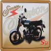 WOGEKA ART Retro Metal Sign – Simson S51 DDR Moped, Vintage Design, 20 x 30 cm view 1