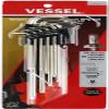 VESSEL Tamper-Resistant TORX L-Key Wrench Set, 9-Piece, No. 8509TXHU view 2