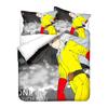 NICHIYOBI One-Punch Man Duvet Cover Set, Microfiber, 3D Digital Print, Single 135 x 200 cm view 1
